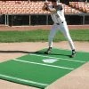 [ 0 ] Sports Turf 6’ X 12’ Baseball Mat With Painted Home Plate – Green/Clay