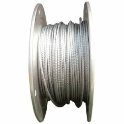 [ 5 ] 250' - 1/8'' Zinc Coated, Galvanized Steel Cable