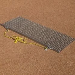 [ 4 ] Stadium Series Rigid Drag Mat 4' W X 18" D With Heavy Duty Attachment Bar