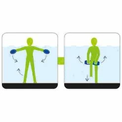 Beco "BeBell" Aqua Jogging Dumbbells -Titan Fitness Sales Shop 293 0305 3