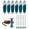 Gladiator Gladiator "OneSize" Rental SUP Set With 6 Boards