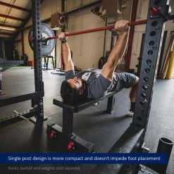 Single Post Competition Flat Bench -Titan Fitness Sales Shop 400869 04