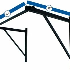 Wall Mounted Pull Up Chin Up Bar With 8 In. Wood Olympic Gymnastic Rings 9 Wall Mounted Pull Up Chin Up Bar With 8 In. Wood Olympic Gymnastic Rings -Titan Fitness Sales Shop 401073 04