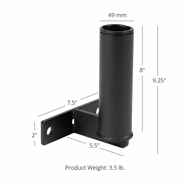 T-3 Or X-3 Series Horizontal Mount Barbell Holder 2 T-3 Or X-3 Series Horizontal Mount Barbell Holder - Image 2