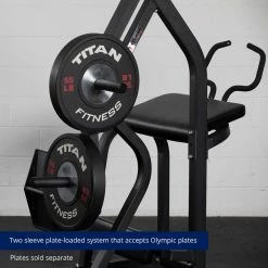 Plate-Loaded Kickback Glute Machine -Titan Fitness Sales Shop 401438 04