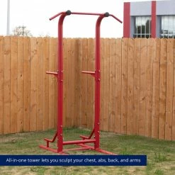 Red Outdoor Power Tower -Titan Fitness Sales Shop 401478 03