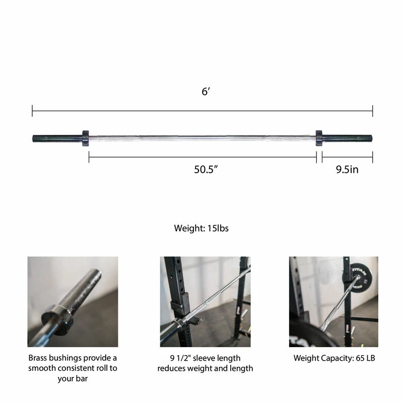 Aluminum Olympic Technique Bar 2 Aluminum Olympic Technique Bar - Image 2