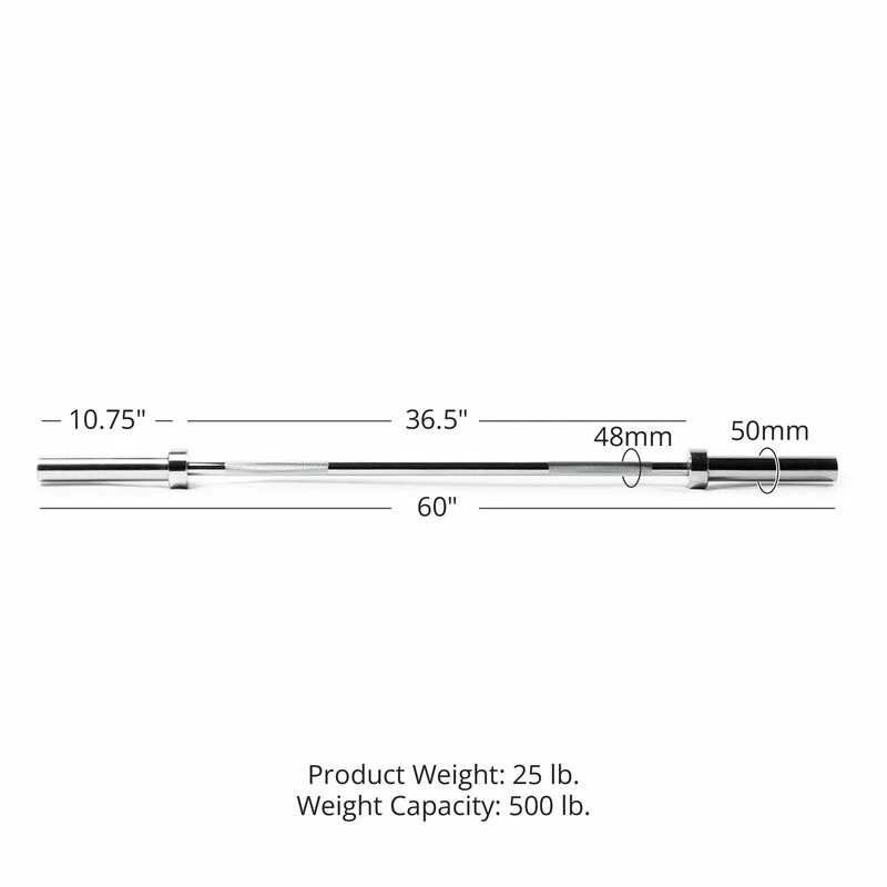 60" Olympic Barbell 2 60" Olympic Barbell - Image 2