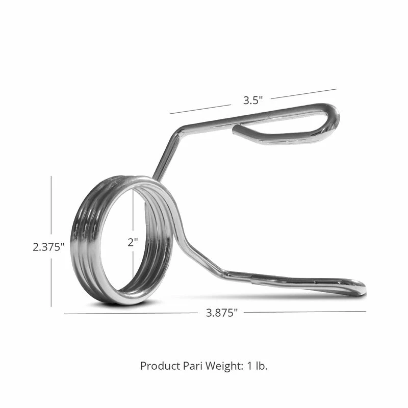 Olympic Barbell Spring Clips 2 Olympic Barbell Spring Clips - Image 2