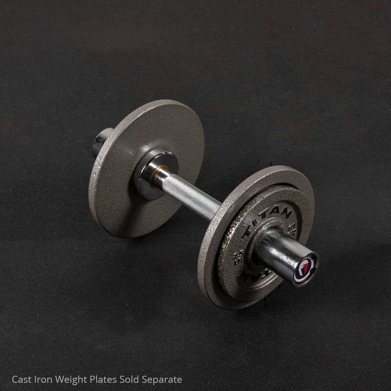 Loadable 15-in Olympic Dumbbell Handle β Pair 6 Loadable 15-in Olympic Dumbbell Handle β Pair - Image 6