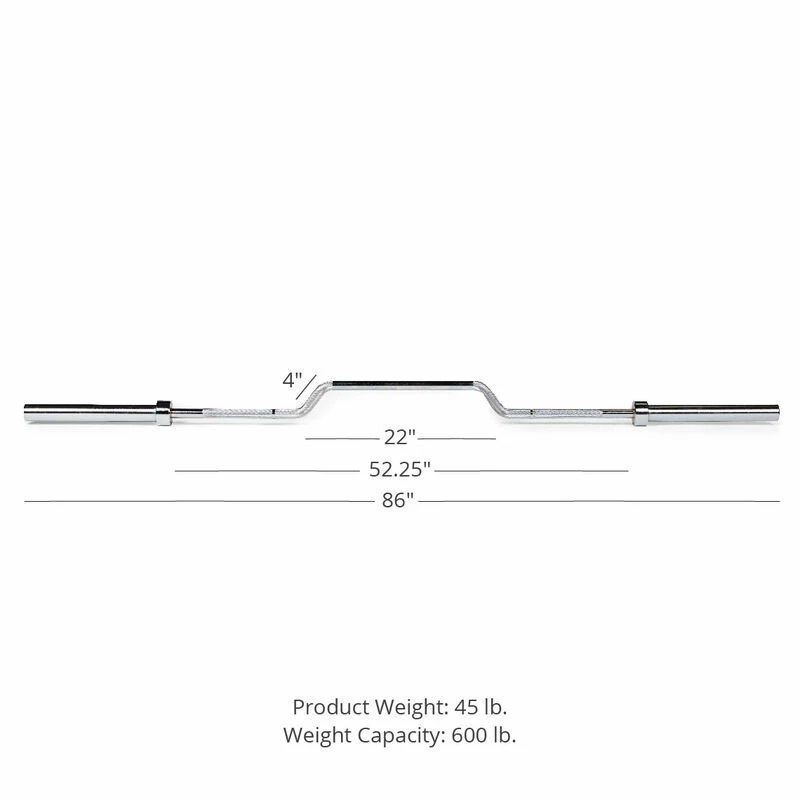 Cambered Bench Press Bar 2 Cambered Bench Press Bar - Image 2