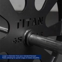 45 LB Pair Wagon Wheel Pulling Blocks -Titan Fitness Sales Shop 430119 05