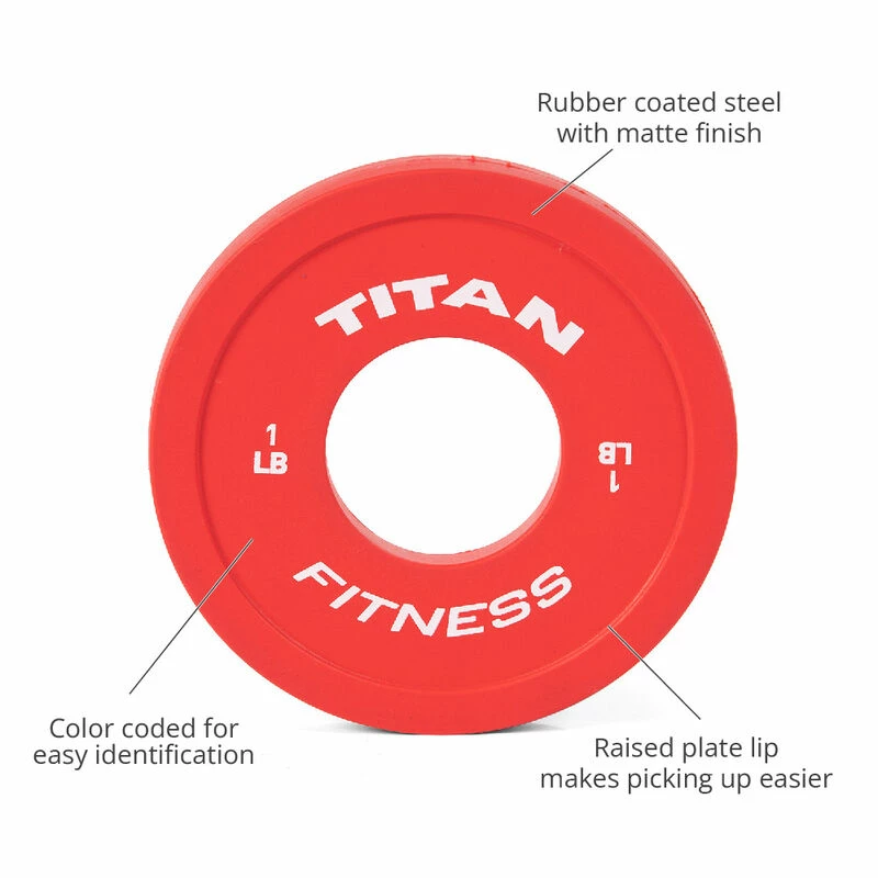 5 LB Set Color Fractional Plates 2 5 LB Set Color Fractional Plates - Image 2